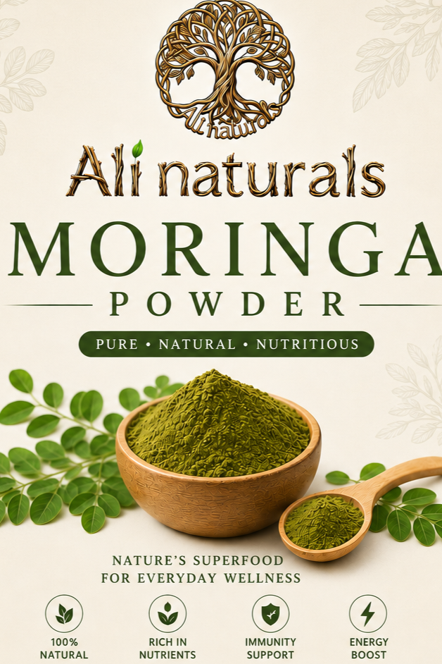 Ali Naturals Moringa Powder packaging